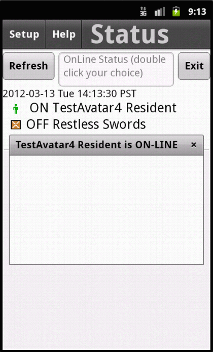 Android client (AvatarNotice)