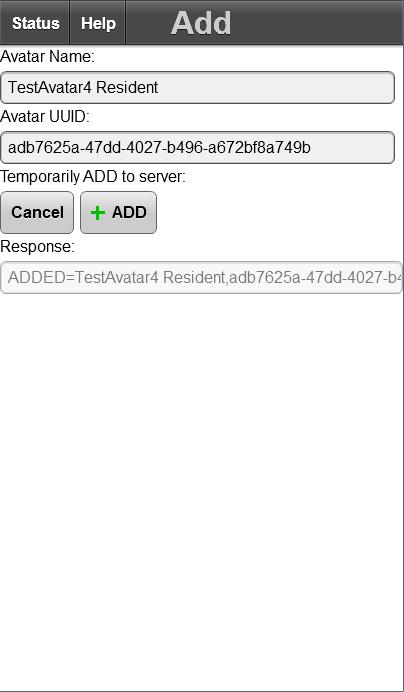 Windows client (Avatar Add)